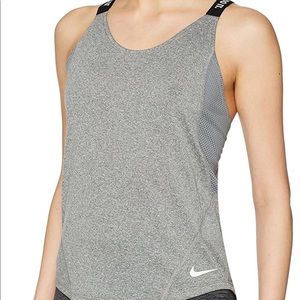 Nike Training women’s Elastika Tank gray/black XL